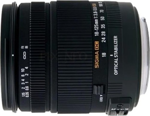 Sigma 125 8 - sigma, f/3.8-5.6