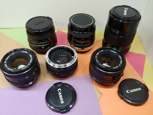 Canon fd 24mm 28mm 50mm - canon,
