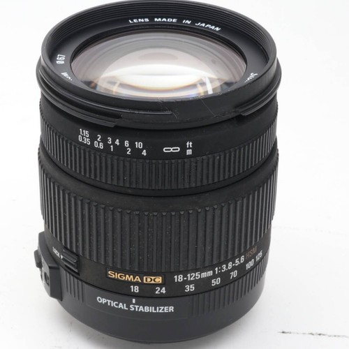 Sigma 125mm 6 dc - sigma, 18-125mm